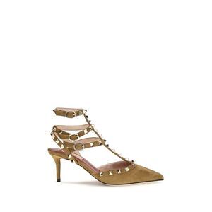 Valentino Garavani Beige Goatskin High Heel Women's Pumps